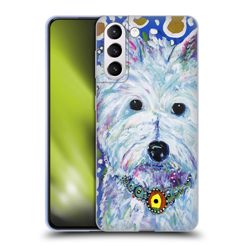 Mad Dog Art Gallery Dogs Westie Soft Gel Case for Samsung Galaxy S21+ 5G