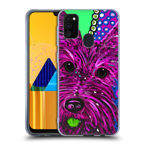 Mad Dog Art Gallery Dogs Scottie Soft Gel Case for Samsung Galaxy M30s (2019)/M21 (2020)