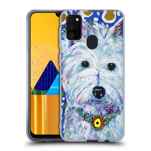 Mad Dog Art Gallery Dogs Westie Soft Gel Case for Samsung Galaxy M30s (2019)/M21 (2020)