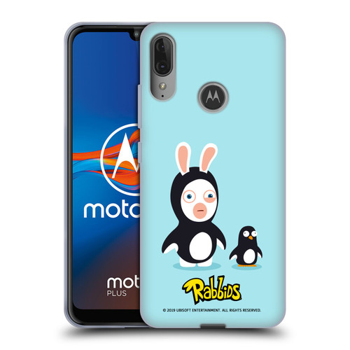 Rabbids Costumes Penguin Soft Gel Case for Motorola Moto E6 Plus