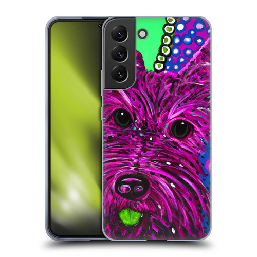 Mad Dog Art Gallery Dogs Scottie Soft Gel Case for Samsung Galaxy S22+ 5G