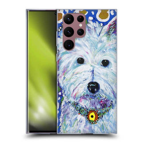 Mad Dog Art Gallery Dogs Westie Soft Gel Case for Samsung Galaxy S22 Ultra 5G