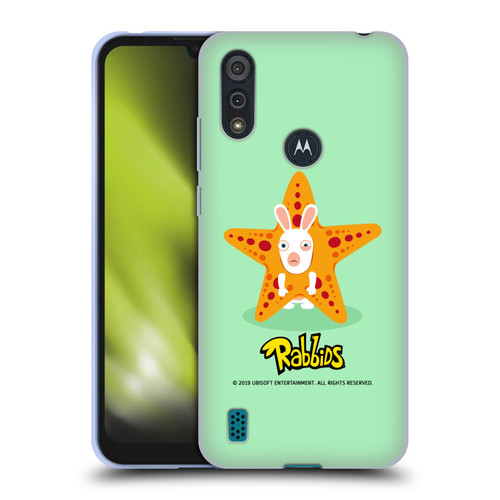 Rabbids Costumes Starfish Soft Gel Case for Motorola Moto E6s (2020)