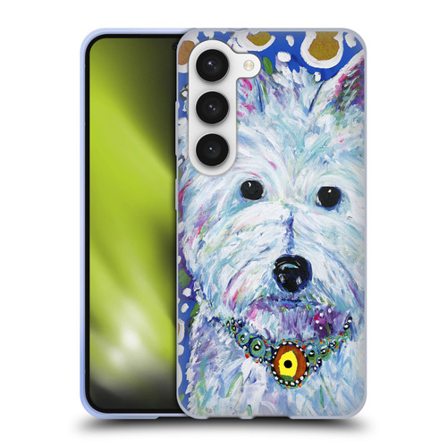 Mad Dog Art Gallery Dogs Westie Soft Gel Case for Samsung Galaxy S23 5G