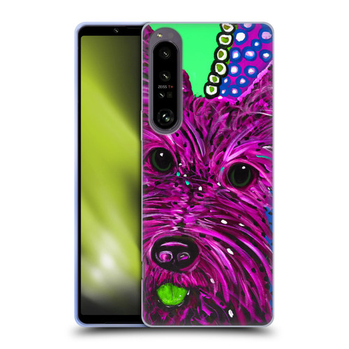 Mad Dog Art Gallery Dogs Scottie Soft Gel Case for Sony Xperia 1 IV