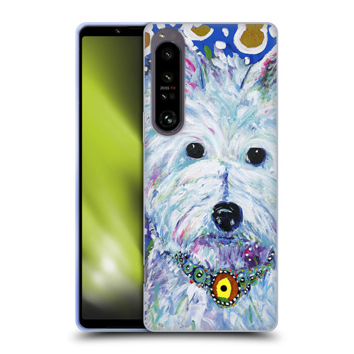 Mad Dog Art Gallery Dogs Westie Soft Gel Case for Sony Xperia 1 IV