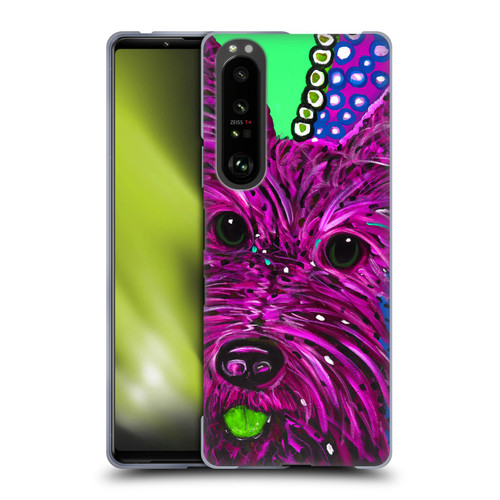 Mad Dog Art Gallery Dogs Scottie Soft Gel Case for Sony Xperia 1 III