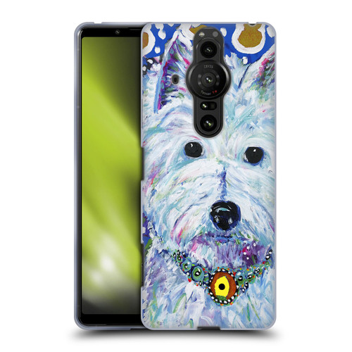 Mad Dog Art Gallery Dogs Westie Soft Gel Case for Sony Xperia Pro-I
