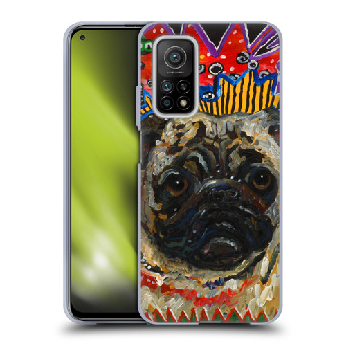 Mad Dog Art Gallery Dogs Pug Soft Gel Case for Xiaomi Mi 10T 5G
