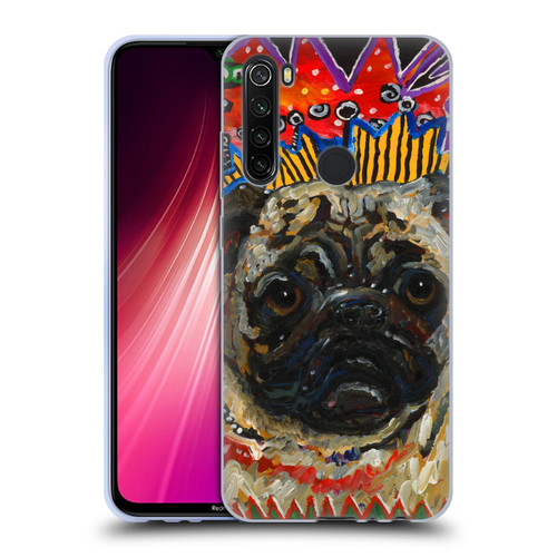 Mad Dog Art Gallery Dogs Pug Soft Gel Case for Xiaomi Redmi Note 8T
