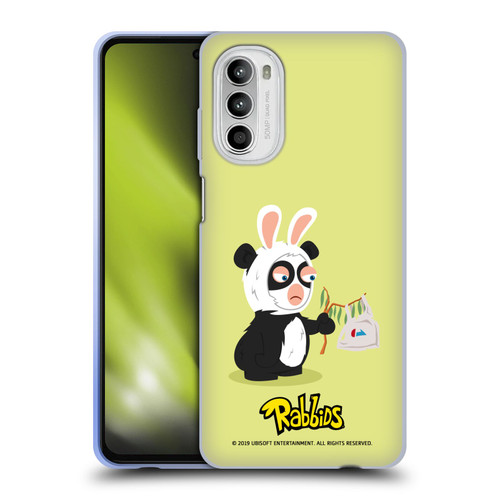 Rabbids Costumes Panda Soft Gel Case for Motorola Moto G52