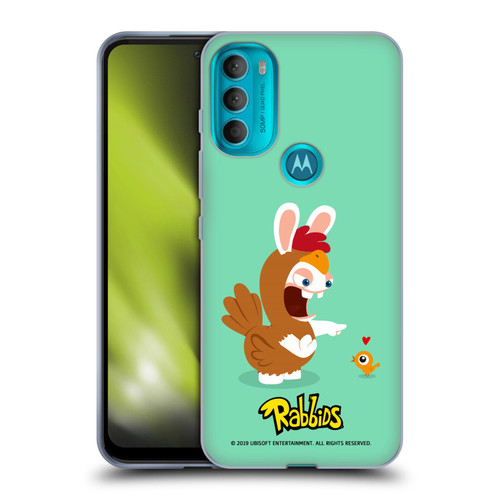 Rabbids Costumes Chicken Soft Gel Case for Motorola Moto G71 5G