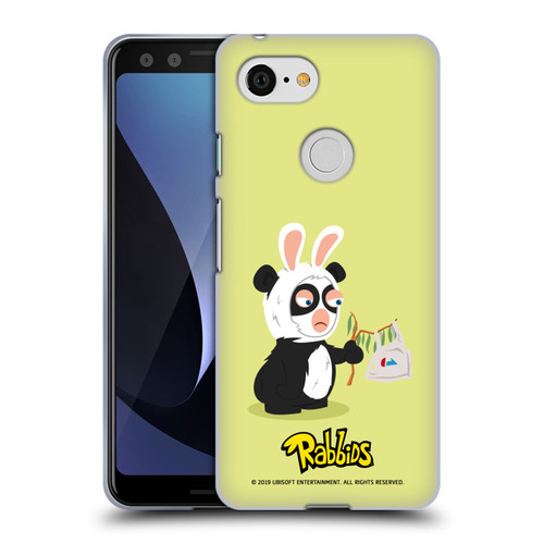 Rabbids Costumes Panda Soft Gel Case for Google Pixel 3