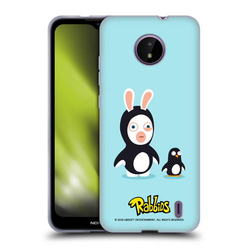 Rabbids Costumes Penguin Soft Gel Case for Nokia C10 / C20