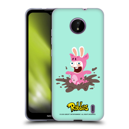 Rabbids Costumes Pig Soft Gel Case for Nokia C10 / C20