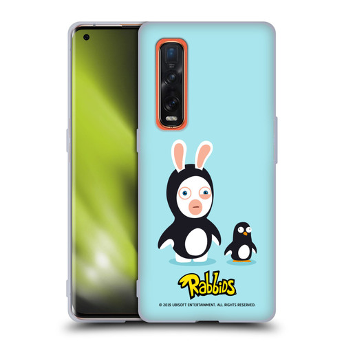 Rabbids Costumes Penguin Soft Gel Case for OPPO Find X2 Pro 5G