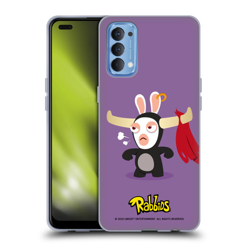 Rabbids Costumes Bull Soft Gel Case for OPPO Reno 4 5G