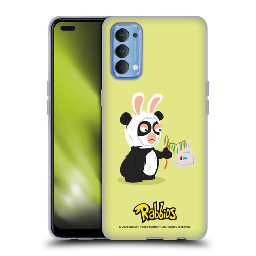 Rabbids Costumes Panda Soft Gel Case for OPPO Reno 4 5G