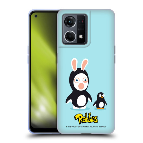 Rabbids Costumes Penguin Soft Gel Case for OPPO Reno8 4G