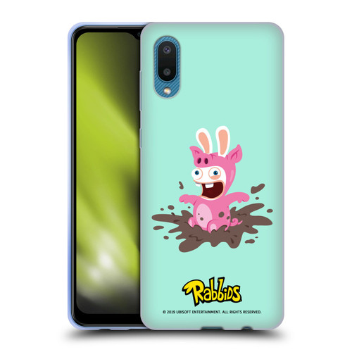 Rabbids Costumes Pig Soft Gel Case for Samsung Galaxy A02/M02 (2021)