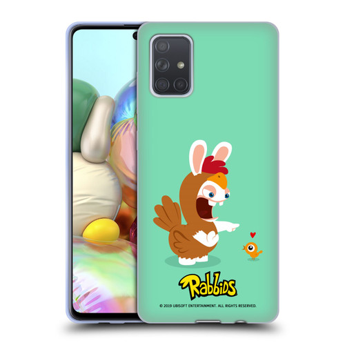 Rabbids Costumes Chicken Soft Gel Case for Samsung Galaxy A71 (2019)