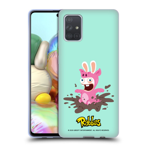 Rabbids Costumes Pig Soft Gel Case for Samsung Galaxy A71 (2019)