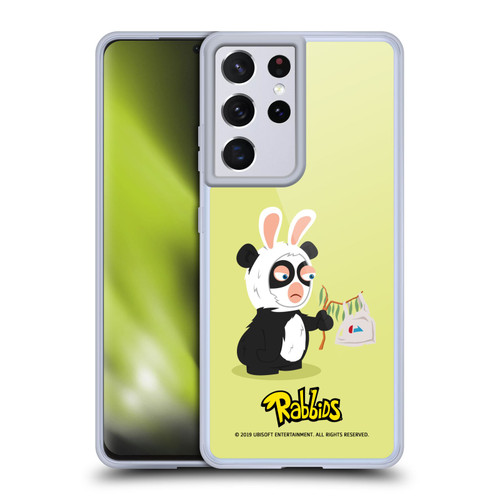 Rabbids Costumes Panda Soft Gel Case for Samsung Galaxy S21 Ultra 5G