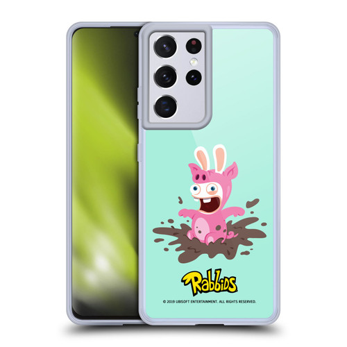 Rabbids Costumes Pig Soft Gel Case for Samsung Galaxy S21 Ultra 5G
