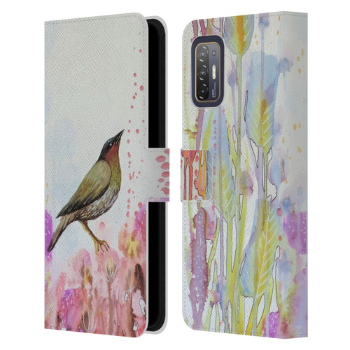 Sylvie Demers Birds 3 Dreamy Leather Book Wallet Case Cover For HTC Desire 21 Pro 5G