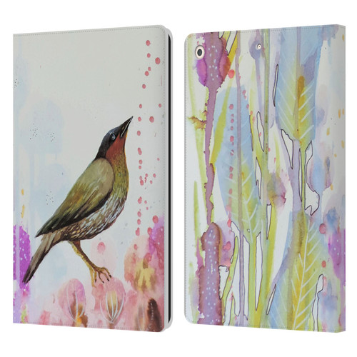 Sylvie Demers Birds 3 Dreamy Leather Book Wallet Case Cover For Apple iPad 10.2 2019/2020/2021