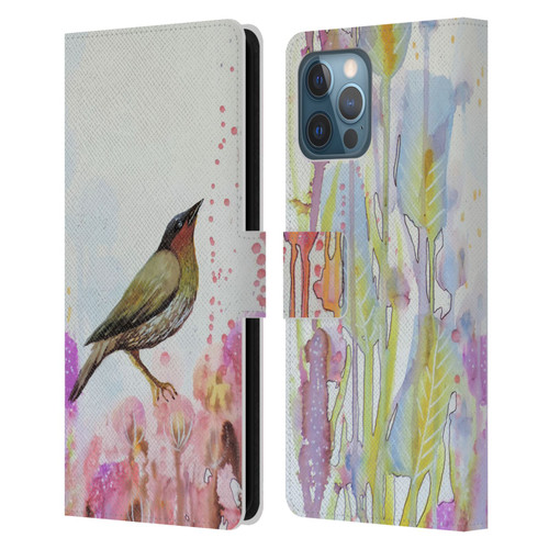 Sylvie Demers Birds 3 Dreamy Leather Book Wallet Case Cover For Apple iPhone 12 Pro Max