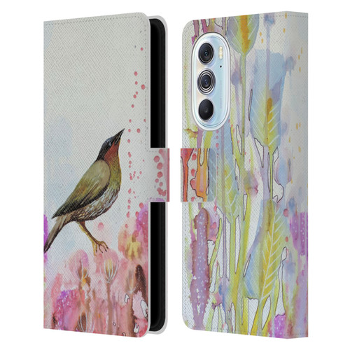 Sylvie Demers Birds 3 Dreamy Leather Book Wallet Case Cover For Motorola Edge X30