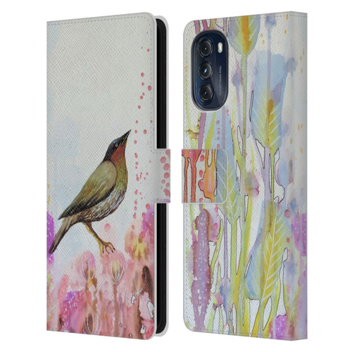 Sylvie Demers Birds 3 Dreamy Leather Book Wallet Case Cover For Motorola Moto G (2022)