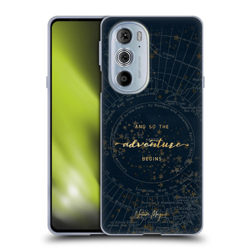 Nature Magick So The Adventure Begins Quote Star Map Soft Gel Case for Motorola Edge X30