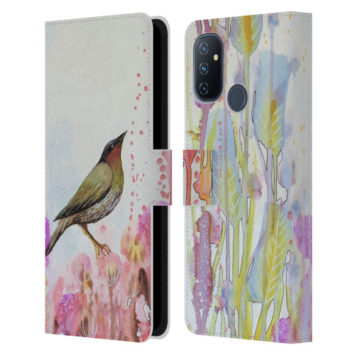 Sylvie Demers Birds 3 Dreamy Leather Book Wallet Case Cover For OnePlus Nord N100