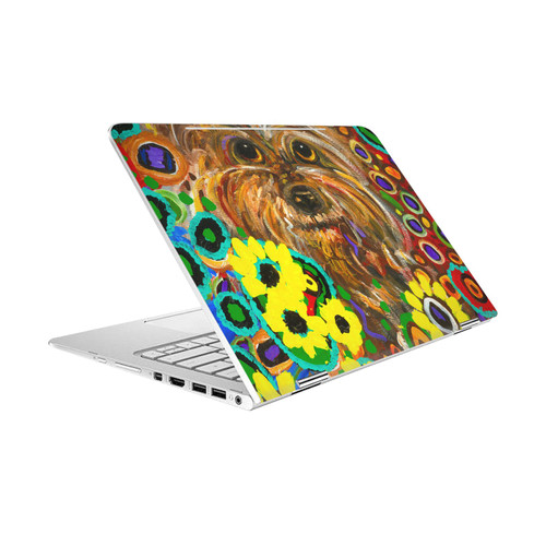 Mad Dog Art Gallery Dogs 2 Yorkie Vinyl Sticker Skin Decal Cover for HP Spectre Pro X360 G2