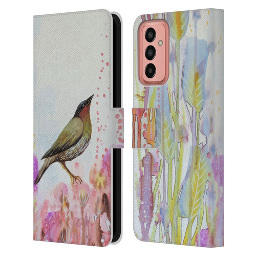 Sylvie Demers Birds 3 Dreamy Leather Book Wallet Case Cover For Samsung Galaxy M13 (2022)