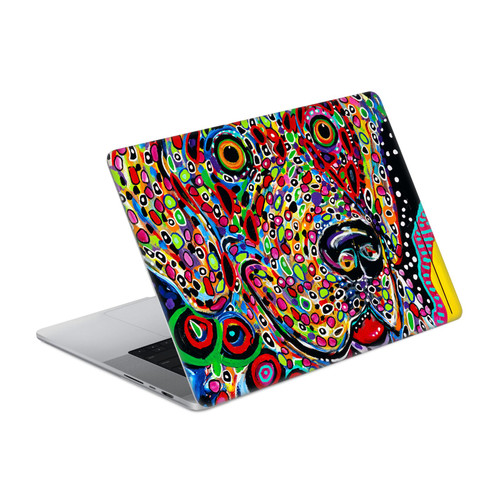Mad Dog Art Gallery Dogs 2 Moon Vinyl Sticker Skin Decal Cover for Apple MacBook Pro 16" A2485