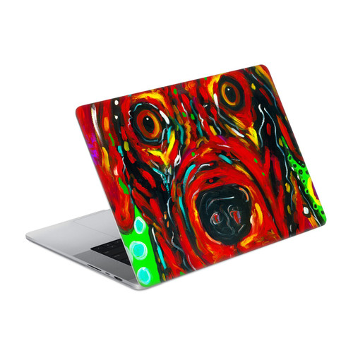 Mad Dog Art Gallery Dogs 2 Red Vinyl Sticker Skin Decal Cover for Apple MacBook Pro 16" A2485
