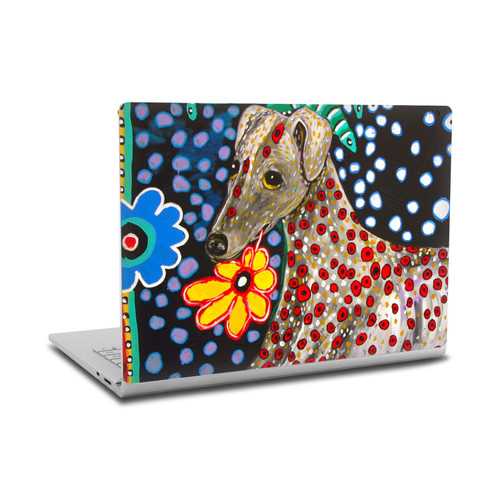 Mad Dog Art Gallery Dogs 2 Greyhound Vinyl Sticker Skin Decal Cover for Microsoft Surface Book 2