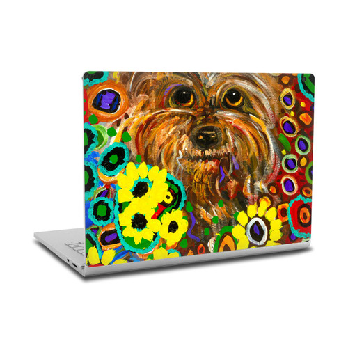 Mad Dog Art Gallery Dogs 2 Yorkie Vinyl Sticker Skin Decal Cover for Microsoft Surface Book 2