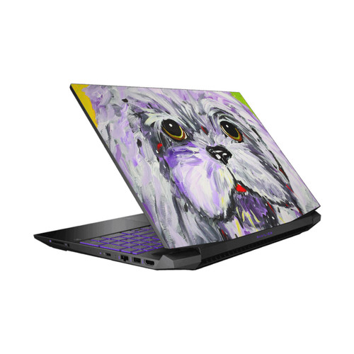 Mad Dog Art Gallery Dogs Boo Vinyl Sticker Skin Decal Cover for HP Pavilion 15.6" 15-dk0047TX