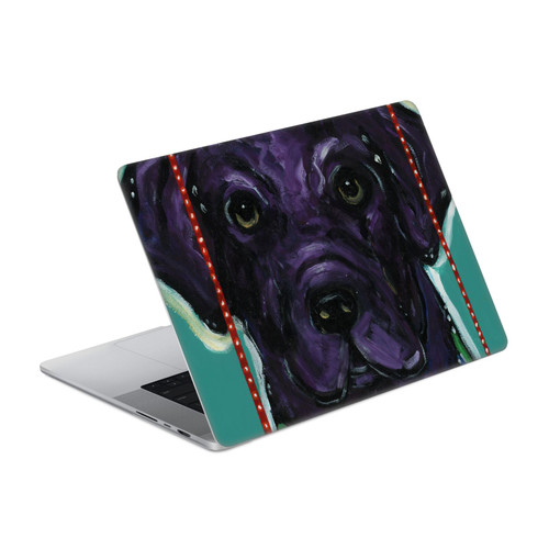 Mad Dog Art Gallery Dogs Mr. Purple Vinyl Sticker Skin Decal Cover for Apple MacBook Pro 16" A2485