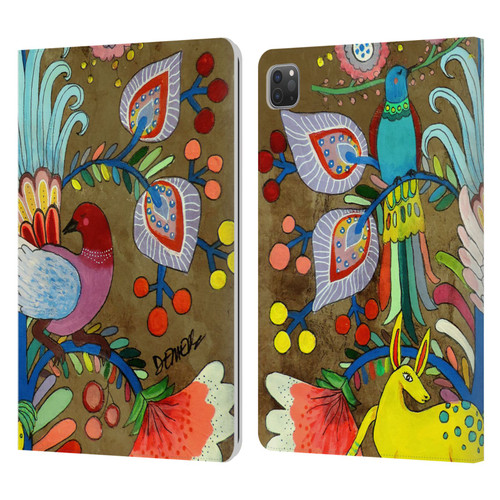 Sylvie Demers Floral Allure Leather Book Wallet Case Cover For Apple iPad Pro 11 2020 / 2021 / 2022