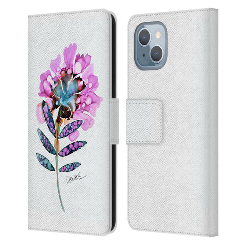 Sylvie Demers Nature Fleur Leather Book Wallet Case Cover For Apple iPhone 14