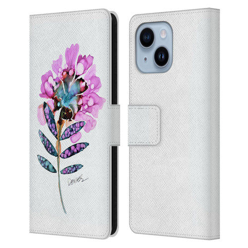 Sylvie Demers Nature Fleur Leather Book Wallet Case Cover For Apple iPhone 14 Plus