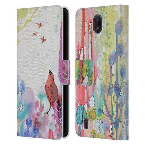 Sylvie Demers Nature Wings Leather Book Wallet Case Cover For Nokia C01 Plus/C1 2nd Edition
