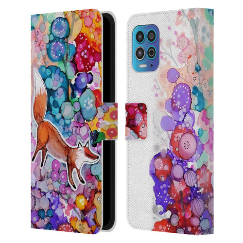 Sylvie Demers Nature Soaring Leather Book Wallet Case Cover For Motorola Moto G100