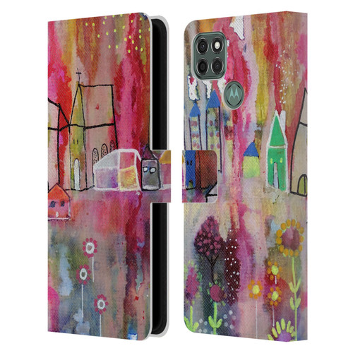 Sylvie Demers Nature House Horizon Leather Book Wallet Case Cover For Motorola Moto G9 Power