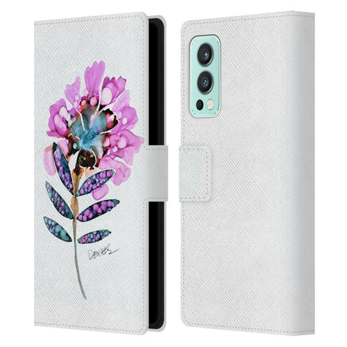 Sylvie Demers Nature Fleur Leather Book Wallet Case Cover For OnePlus Nord 2 5G